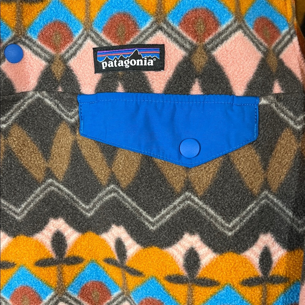 NWOT🔥 Patagonia Synchilla Fleece Snap-T Anthos Pink Women’s L - Picture 5 of 17